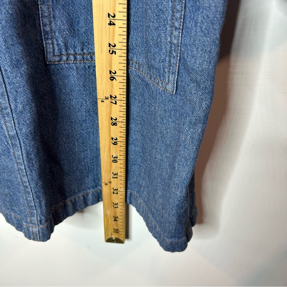 Madewell Denim Patch-Pocket Popover Shirtdress size XS - Picture 9 of 9